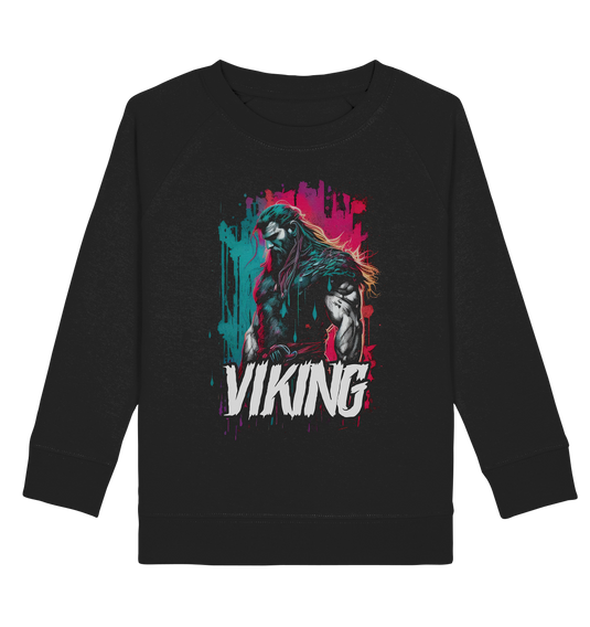 Kids Sweatshirt für Kinder Jungen und Mädchen Wikinger Nordmann Odin Valhalla 8772