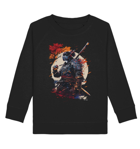 Kids Sweatshirt für Kinder Jungen und Mädchen Samurai Bushido Japan Katana 2374