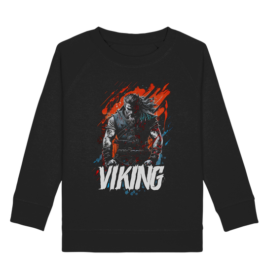 Kids Sweatshirt für Kinder Jungen und Mädchen Wikinger Nordmann Odin Valhalla 7887