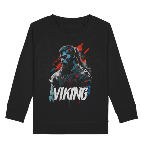 Kids Sweatshirt für Kinder Jungen und Mädchen Wikinger Nordmann Odin Valhalla 6975