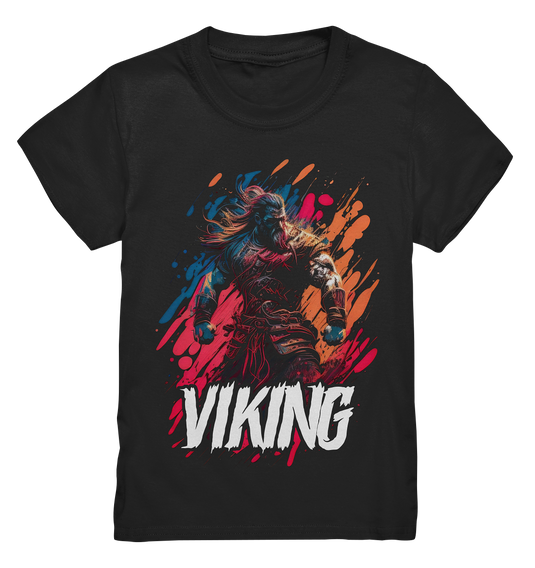 Kids T-Shirt für Kinder Jungen und Mädchen Wikinger Nordmann Odin Valhalla 6076