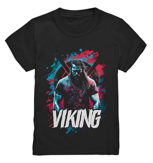 Kids T-Shirt für Kinder Jungen und Mädchen Wikinger Nordmann Odin Valhalla 7577