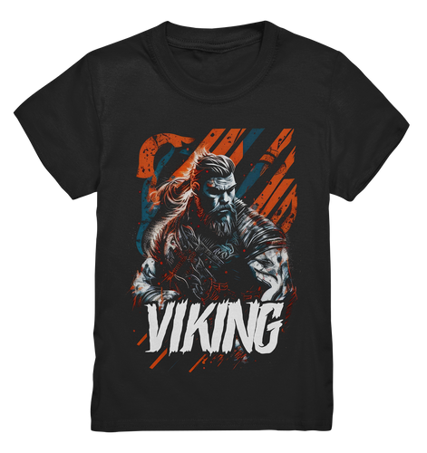 Kids T-Shirt für Kinder Jungen und Mädchen Wikinger Nordmann Odin Valhalla 9550