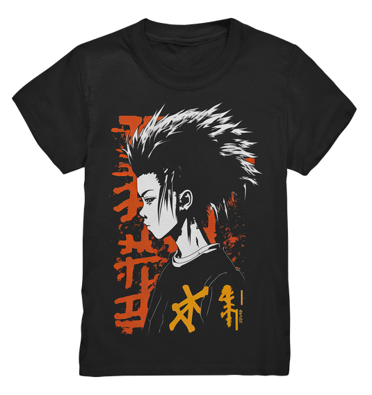 Kids T-Shirt für Kinder Jungen und Mädchen Anime und Manga mit Kanji im Streetwear Look 8764
