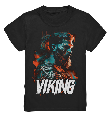 Kids T-Shirt für Kinder Jungen und Mädchen Wikinger Nordmann Odin Valhalla 5562