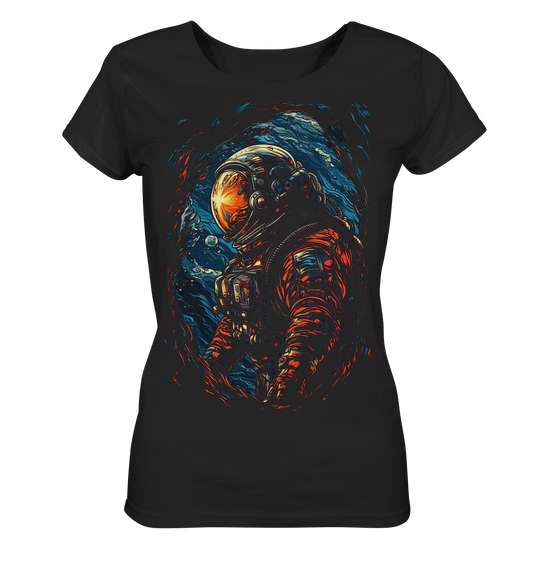 Damen Shirt Frauen T-Shirt Lady Ladies Astronaut Retro NASA Universum 2446
