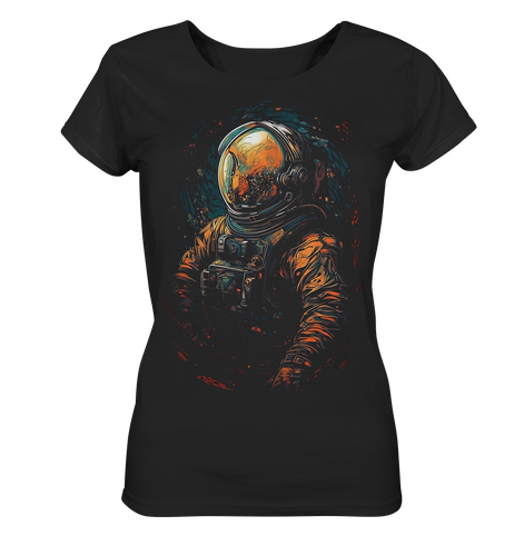 Damen Shirt Frauen T-Shirt Lady Ladies Astronaut Retro NASA Universum 9404 - DragonHive