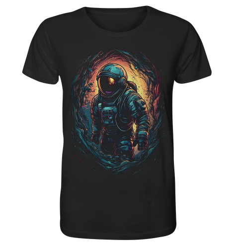 Herren T-Shirt Astronaut Retro NASA Universum 9561 - DragonHive