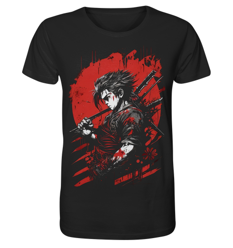 Herren T-Shirt Samurai Bushido Japan Katana 8763