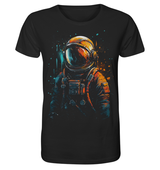 Herren T-Shirt Astronaut Retro NASA Universum 4288 - DragonHive
