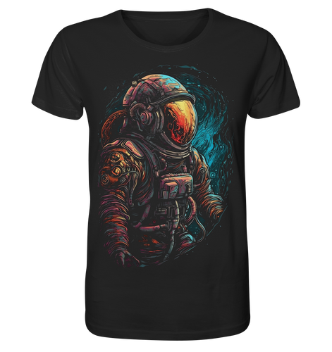 Herren T-Shirt Astronaut Retro NASA Universum 2481 - DragonHive