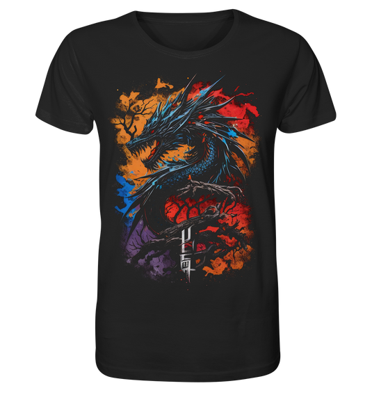 Herren T-Shirt Dragon - Samurai Bushido Japan Katana Drache 1582
