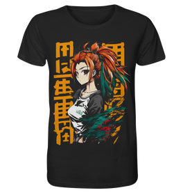 Herren T-Shirt Anime und Manga mit Kanji im Streetwear Look 5868