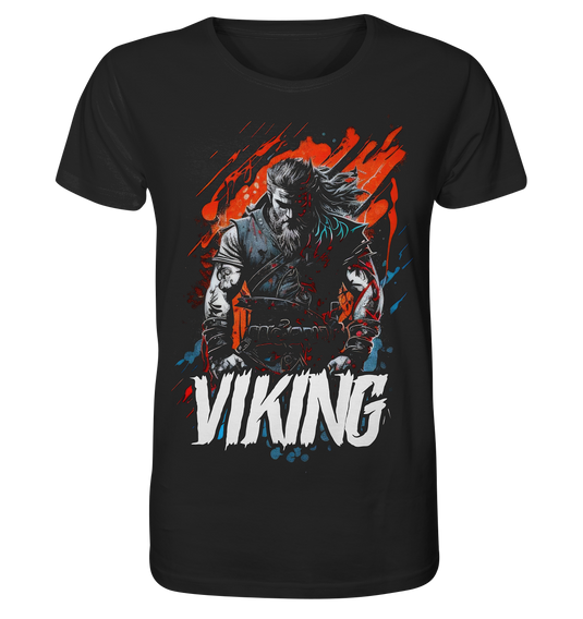 Herren T-Shirt Wikinger Nordmann Odin Valhalla 7887