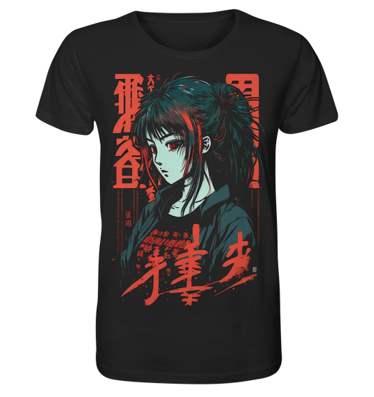 Herren T-Shirt Anime und Manga mit Kanji im Streetwear Look 9280