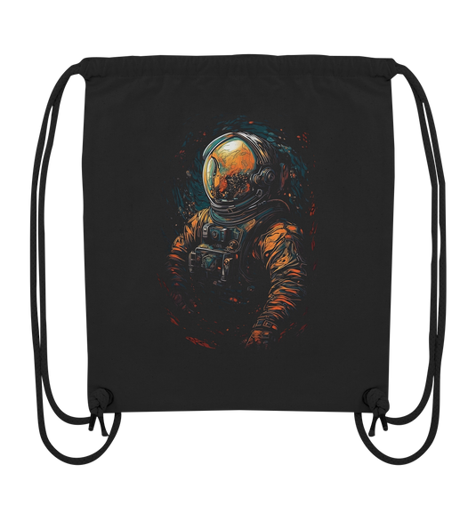 Gymbag Turnbeutel bedruckt Astronaut Retro NASA Universum 9404 - DragonHive