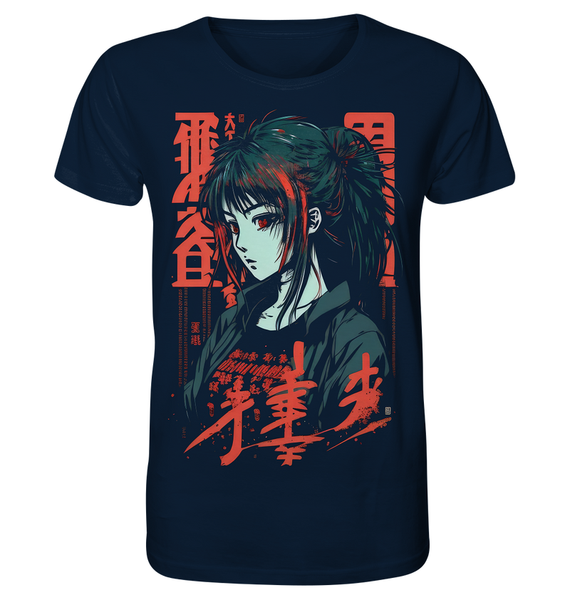 Load image into Gallery viewer, Men&#39;s t-shirt anime and manga with kanji in streetwear look 9280
