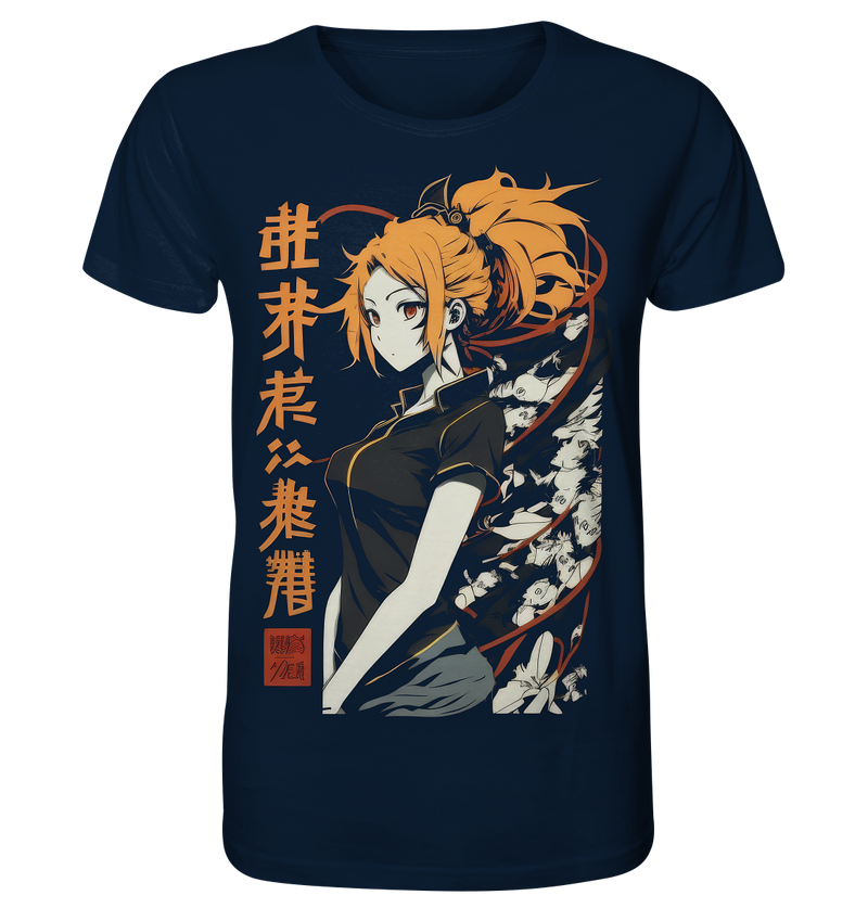 Load image into Gallery viewer, Men&#39;s t-shirt anime and manga with kanji in streetwear look 5654
